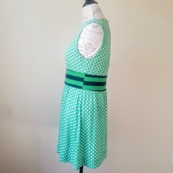 Free People | Green Polka Dot Open Back Sun Dress - Picture 4 of 8